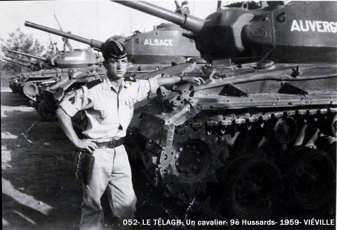 052- Le Telagh- Un cavalier- 9e hussards- 1959- Vieville.jpg